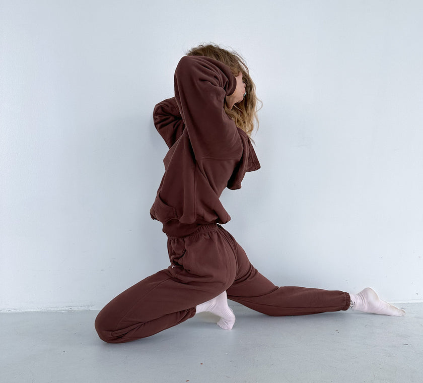 Wolfness Athletics - Comfort Body Matching Sweat Set Henna