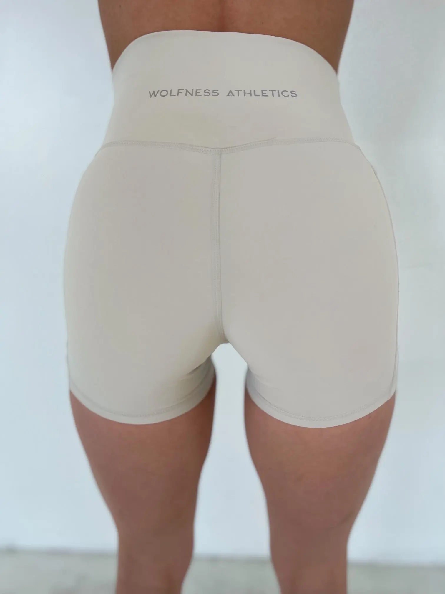 Amara Pocket Short - Virtuous Ivory - Wolfness Athletics