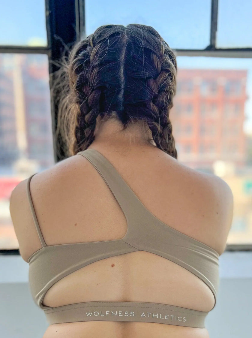 Amara Transcend Sports Bra - Earthside Tone - Wolfness Athletics