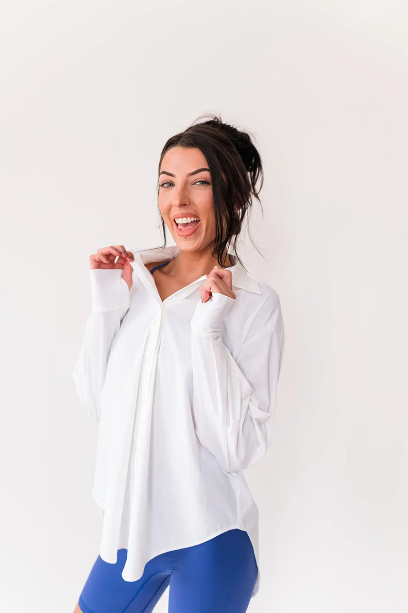 Beyond Boarders Button Up Top Wolfness Athletics