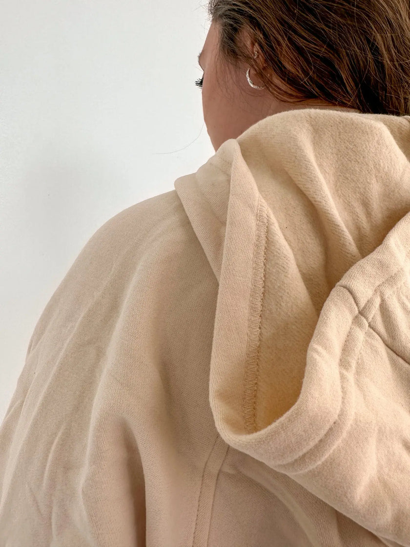 Comfort Body Hoodie - Beige - Wolfness Athletics