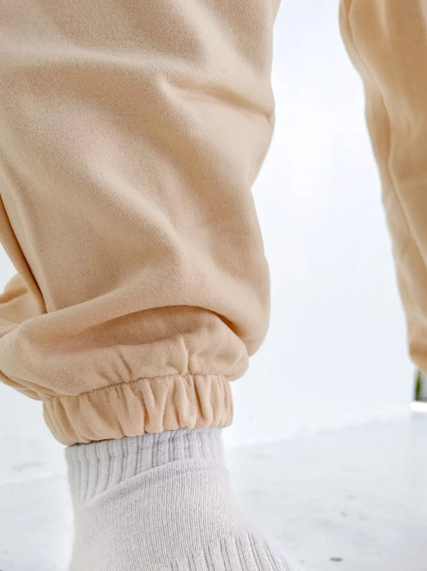 Comfort Body Sweatpants - Beige - Wolfness Athletics