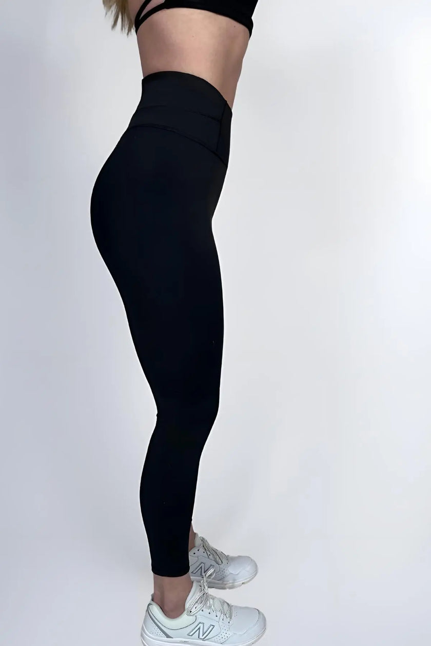 Original Ruche Legging - Black Wolfness Athletics