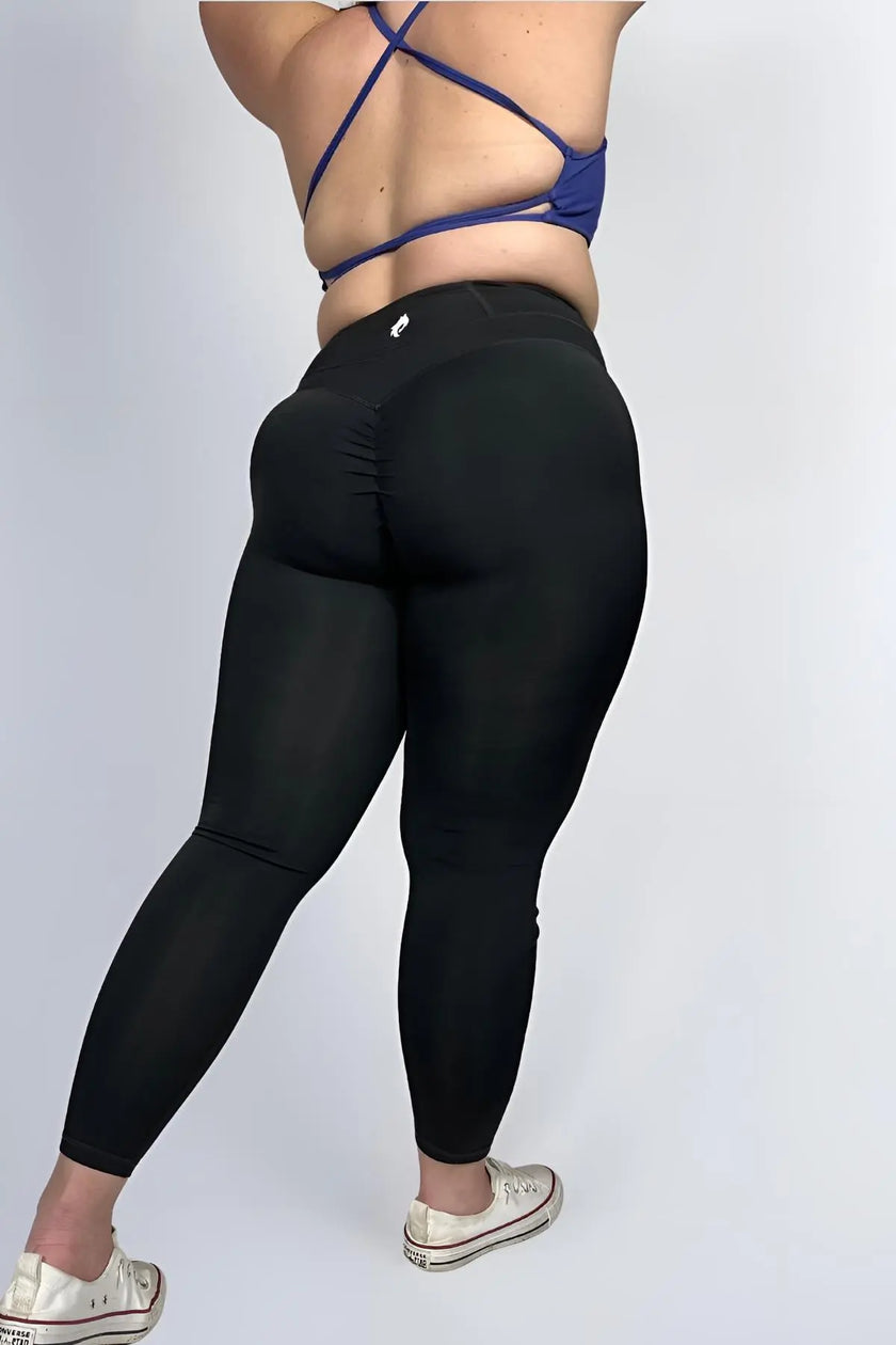 Original Ruche Legging - Black Wolfness Athletics