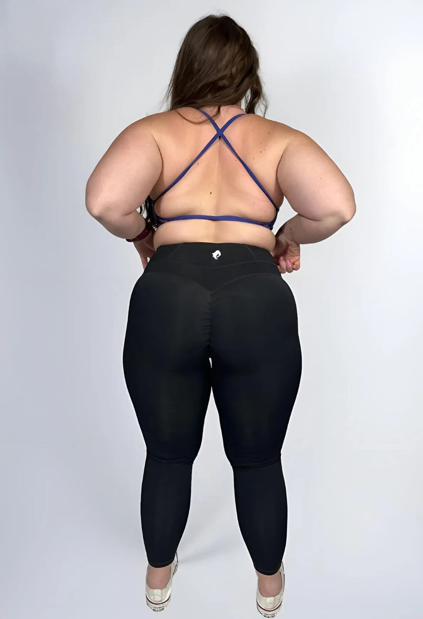 Original Ruche Legging - Black Wolfness Athletics