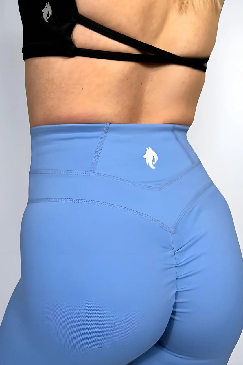 Original Ruche Legging - Cornflower Blue Wolfness Athletics