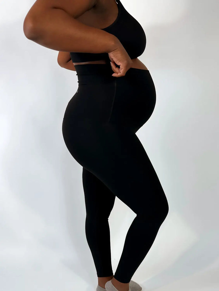 Signature Support Maternity Legging - Black - Wolfness Athletics