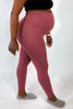Signature Support Maternity Legging - Rosey - Wolfness Athletics